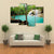 Forest Waterfall Thailand Canvas Wall Art-4 Pop-Gallery Wrap-50" x 32"-Tiaracle