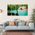 Forest Waterfall Thailand Canvas Wall Art-5 Horizontal-Gallery Wrap-22" x 12"-Tiaracle