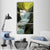Forested Grundlsee Waterfall Vertical Canvas Wall Art-3 Vertical-Gallery Wrap-12" x 25"-Tiaracle