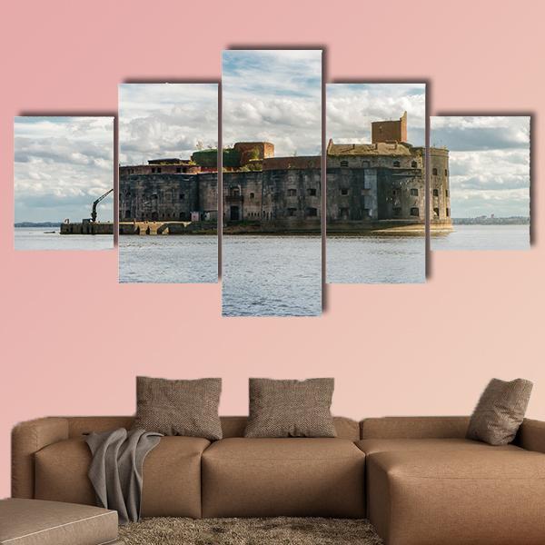 Fortress Of Emperor Alexander I Canvas Wall Art-5 Star-Gallery Wrap-62" x 32"-Tiaracle