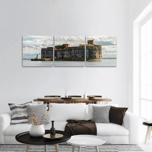 Fortress Of Emperor Alexander I Panoramic Canvas Wall Art-3 Piece-25" x 08"-Tiaracle