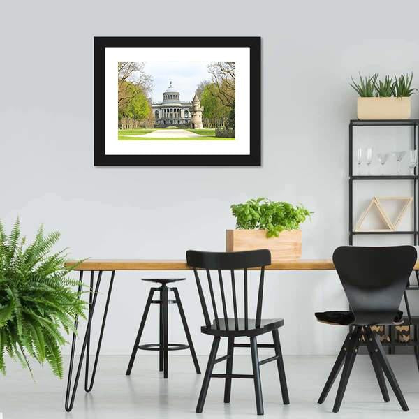 Fortress Tower Brussels Canvas Wall Art-3 Horizontal-Gallery Wrap-25" x 16"-Tiaracle