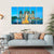 Fountain & Berlin Cathedral Canvas Wall Art-5 Horizontal-Gallery Wrap-22" x 12"-Tiaracle