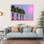 Four Palm Trees Canvas Wall Art-4 Horizontal-Gallery Wrap-34" x 24"-Tiaracle