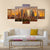 Frankfurt Skyline From Railway Station Canvas Wall Art-4 Pop-Gallery Wrap-50" x 32"-Tiaracle