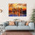 Frankfurt Skyline With Meno River Canvas Wall Art-4 Horizontal-Gallery Wrap-34" x 24"-Tiaracle