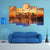 Frankfurt Skyline With Meno River Canvas Wall Art-5 Pop-Gallery Wrap-47" x 32"-Tiaracle