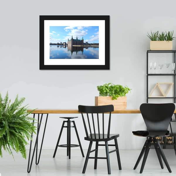Frederiksborg Castle Denmark Canvas Wall Art-3 Horizontal-Gallery Wrap-25" x 16"-Tiaracle