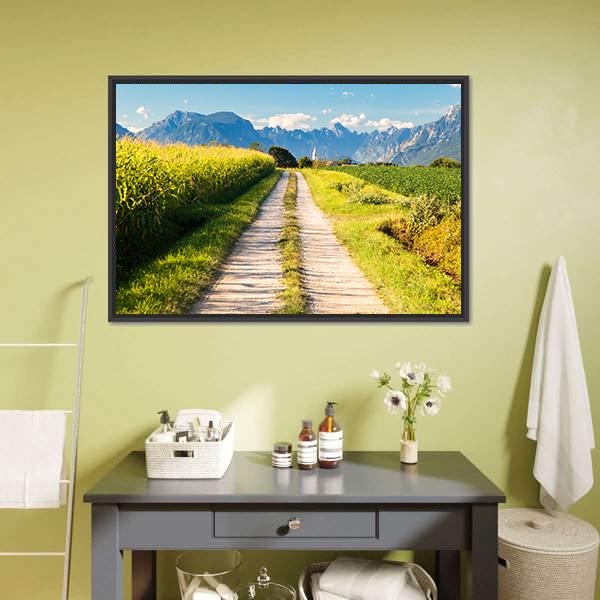 Fresh Afternoon Italy Canvas Wall Art-1 Piece-Floating Frame-24" x 16"-Tiaracle