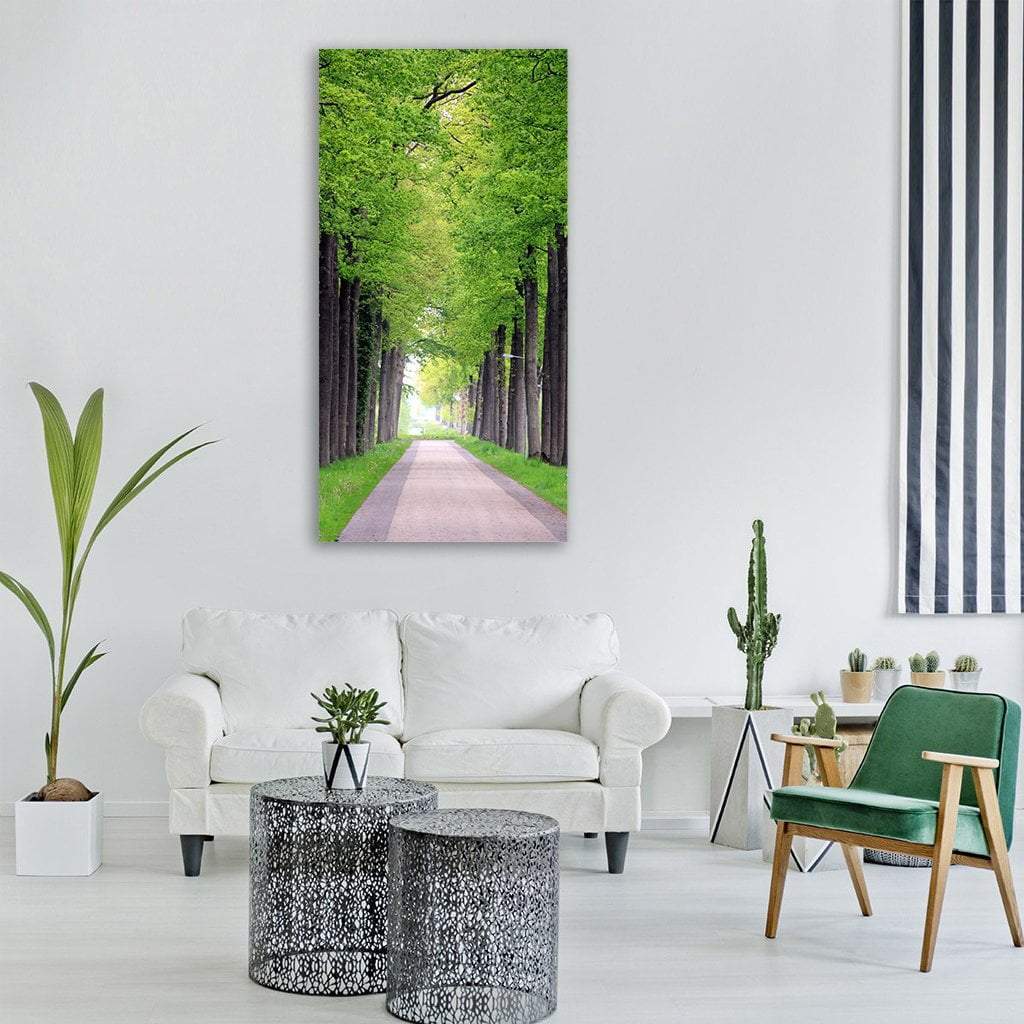 Friesland Forest Holland Vertical Canvas Wall Art-3 Vertical-Gallery Wrap-12" x 25"-Tiaracle