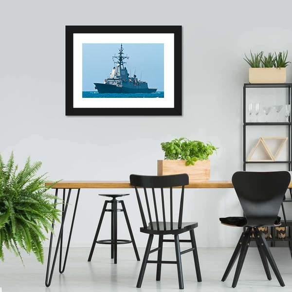 Frigate F-101 Canvas Wall Art-3 Horizontal-Gallery Wrap-25" x 16"-Tiaracle