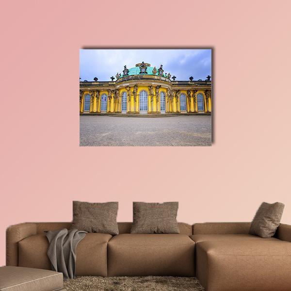 Sans Souci Palace Canvas Wall Art-1 Piece-Gallery Wrap-48" x 32"-Tiaracle