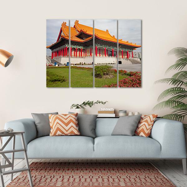 National Concert Hall Canvas Wall Art-4 Horizontal-Gallery Wrap-34" x 24"-Tiaracle