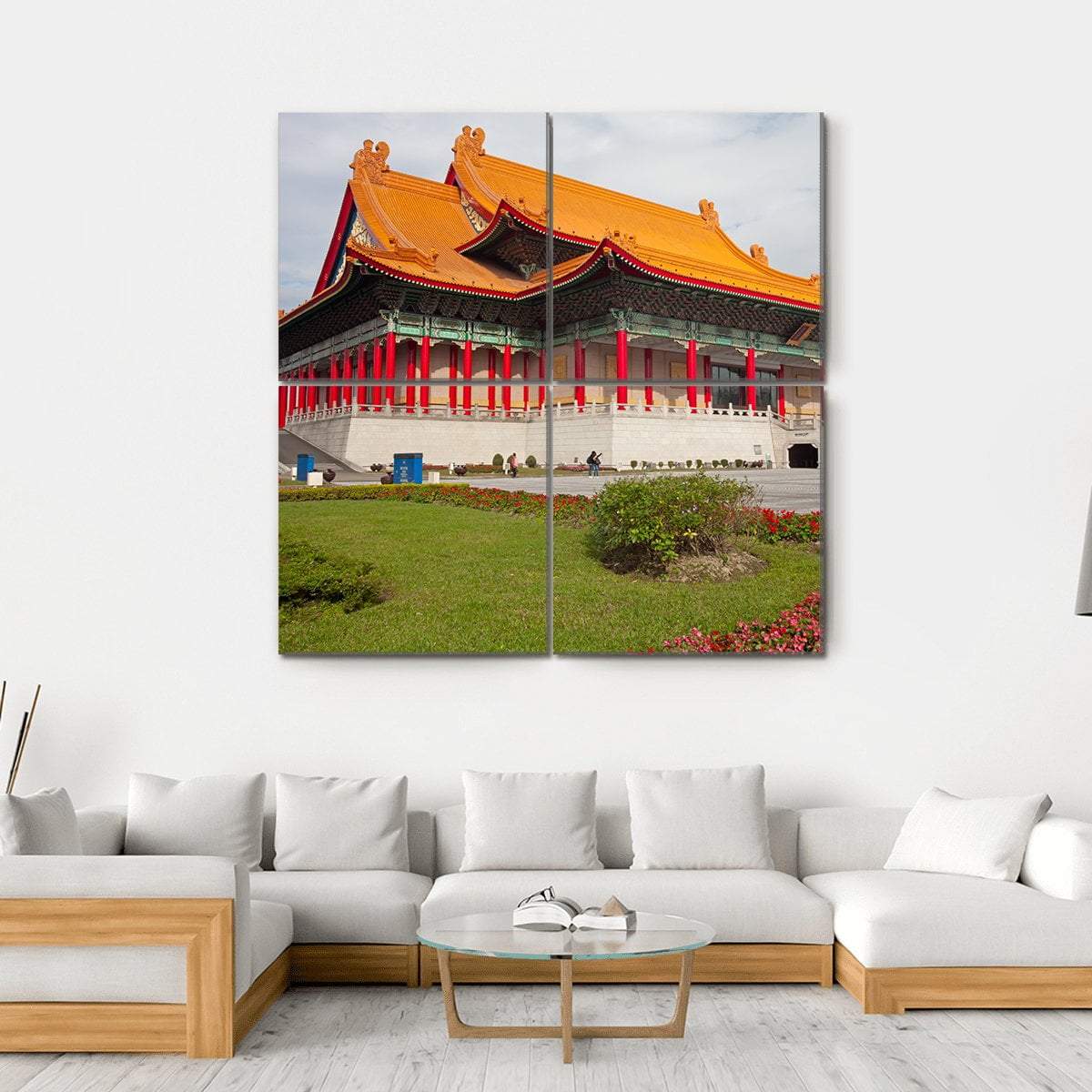 National Concert Hall Canvas Wall Art-4 Square-Gallery Wrap-17" x 17"-Tiaracle