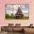 Fully Wooden Church Canvas Wall Art-3 Horizontal-Gallery Wrap-37" x 24"-Tiaracle