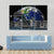 Futuristic Space Station Canvas Wall Art-3 Horizontal-Gallery Wrap-37" x 24"-Tiaracle