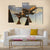 Futuristic UFO Canvas Wall Art-3 Horizontal-Gallery Wrap-37" x 24"-Tiaracle