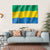 Gabon Flag Canvas Wall Art-4 Horizontal-Gallery Wrap-34" x 24"-Tiaracle