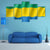 Gabon Flag Canvas Wall Art-5 Pop-Gallery Wrap-47" x 32"-Tiaracle