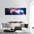 Galaxies In Outer Space Panoramic Canvas Wall Art-1 Piece-36" x 12"-Tiaracle