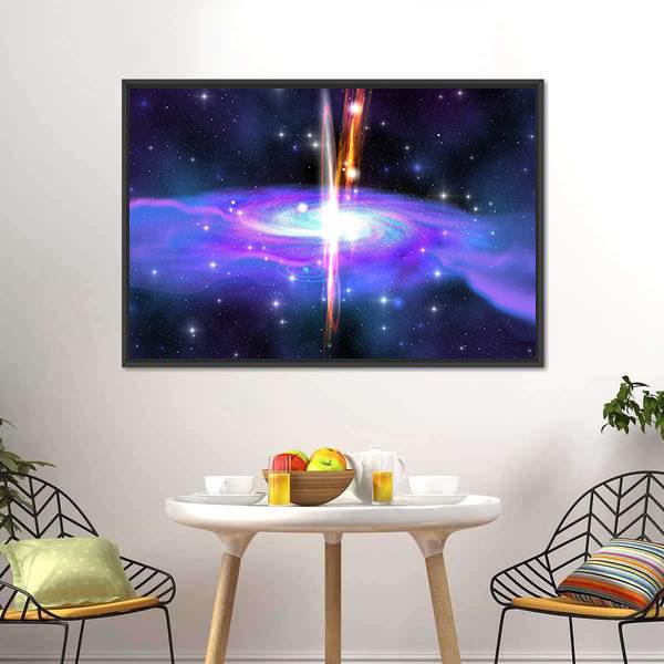 Gamma Ray Burst Canvas Wall Art-5 Horizontal-Gallery Wrap-22" x 12"-Tiaracle