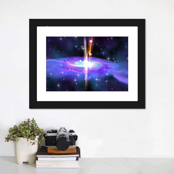Gamma Ray Burst Canvas Wall Art-1 Piece-Framed Print-20" x 16"-Tiaracle