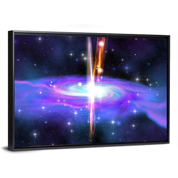 Gamma Ray Burst Canvas Wall Art-5 Horizontal-Gallery Wrap-22" x 12"-Tiaracle