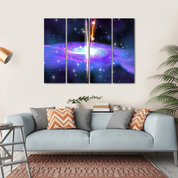 Gamma Ray Burst Canvas Wall Art-4 Horizontal-Gallery Wrap-34" x 24"-Tiaracle