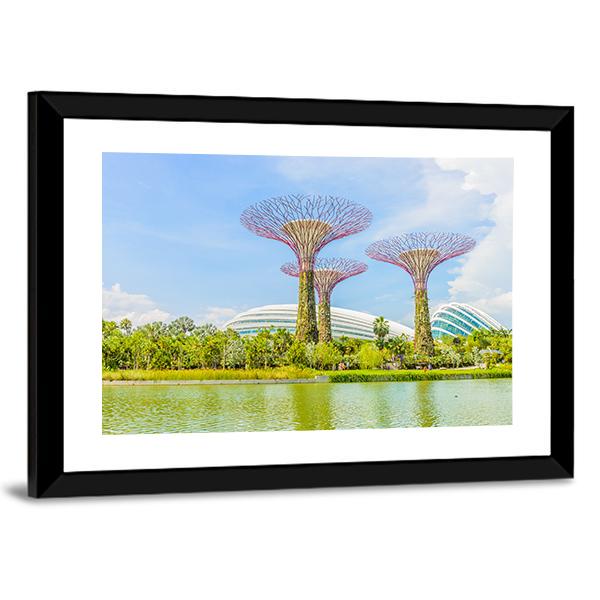Garden By The Bay Canvas Wall Art-3 Horizontal-Gallery Wrap-25" x 16"-Tiaracle