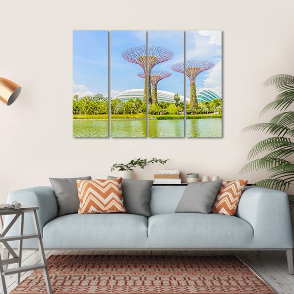 Garden By The Bay Canvas Wall Art-4 Horizontal-Gallery Wrap-34" x 24"-Tiaracle