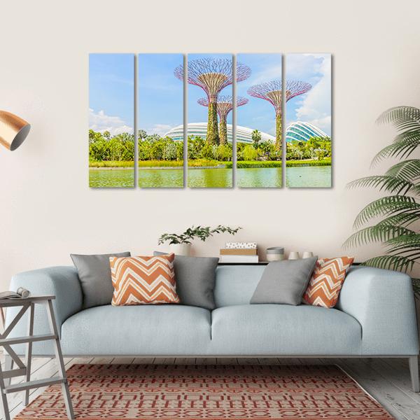 Garden By The Bay Canvas Wall Art-5 Horizontal-Gallery Wrap-22" x 12"-Tiaracle