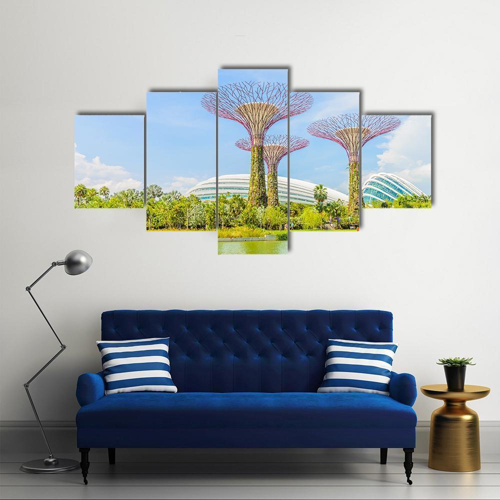 Garden By The Bay Canvas Wall Art-5 Star-Gallery Wrap-62" x 32"-Tiaracle