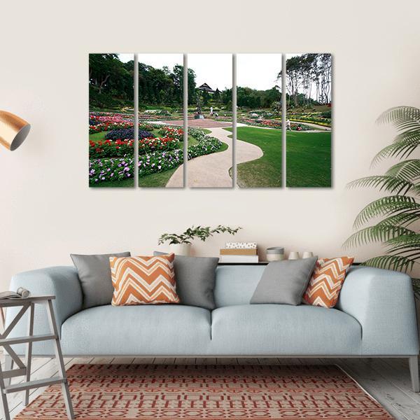 Mae Fah Luang Garden Canvas Wall Art-5 Horizontal-Gallery Wrap-22" x 12"-Tiaracle
