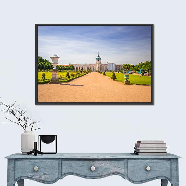 Garden Of Charlottenburg Berlin Canvas Wall Art-3 Horizontal-Gallery Wrap-25&quot; x 16&quot;-Tiaracle