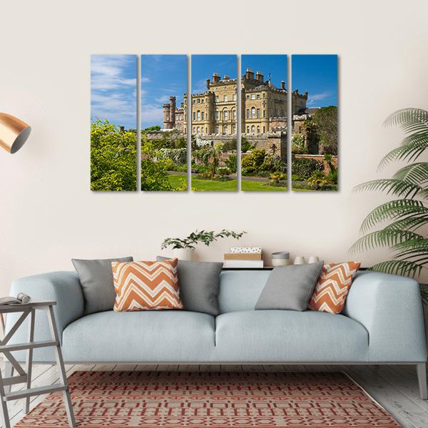 Culzean Castle Scotland Canvas Wall Art-5 Horizontal-Gallery Wrap-22" x 12"-Tiaracle