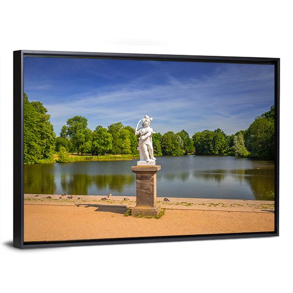Gardens Of Charlottenburg In Berlin Canvas Wall Art-3 Horizontal-Gallery Wrap-25" x 16"-Tiaracle