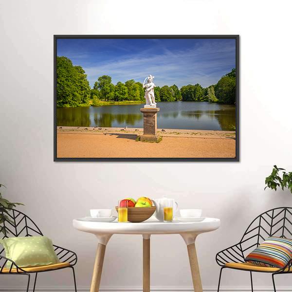 Gardens Of Charlottenburg In Berlin Canvas Wall Art-3 Horizontal-Gallery Wrap-25" x 16"-Tiaracle