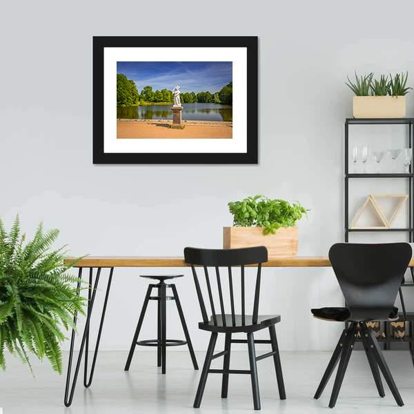 Gardens Of Charlottenburg In Berlin Canvas Wall Art-3 Horizontal-Gallery Wrap-25" x 16"-Tiaracle