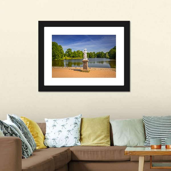 Gardens Of Charlottenburg In Berlin Canvas Wall Art-3 Horizontal-Gallery Wrap-25" x 16"-Tiaracle
