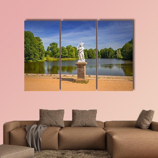 Gardens Of Charlottenburg In Berlin Canvas Wall Art-3 Horizontal-Gallery Wrap-37" x 24"-Tiaracle