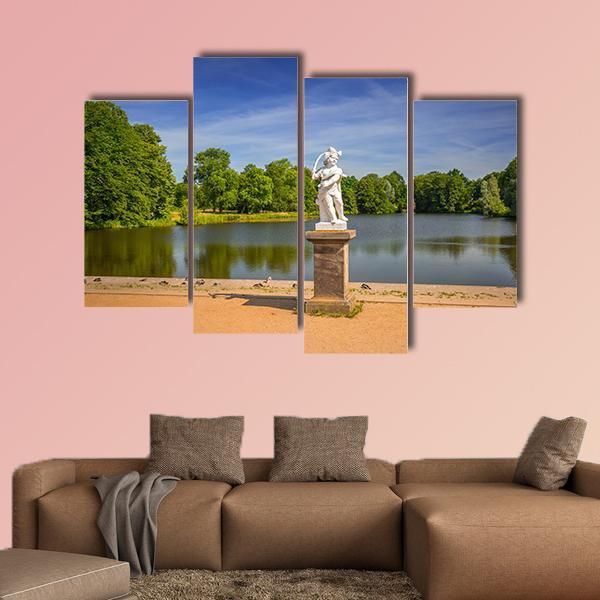 Gardens Of Charlottenburg In Berlin Canvas Wall Art-4 Pop-Gallery Wrap-50" x 32"-Tiaracle