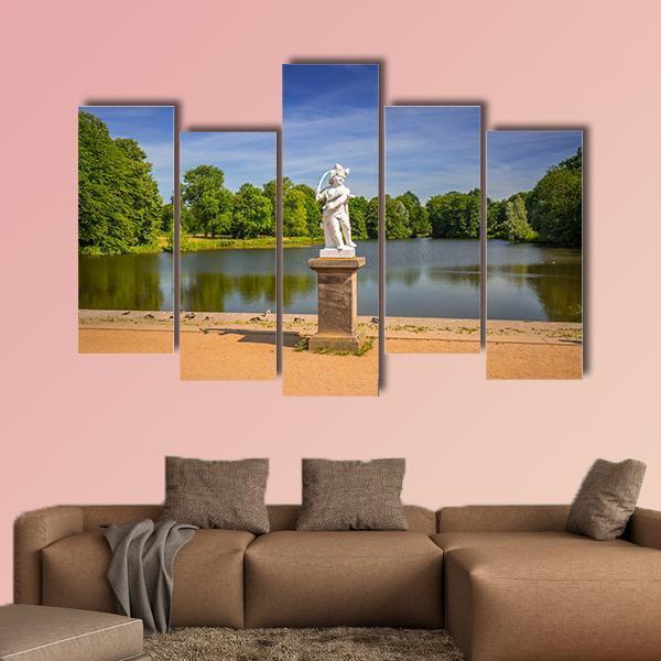 Gardens Of Charlottenburg In Berlin Canvas Wall Art-5 Pop-Gallery Wrap-47&quot; x 32&quot;-Tiaracle