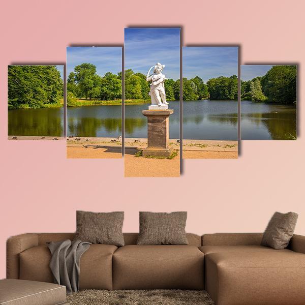 Gardens Of Charlottenburg In Berlin Canvas Wall Art-5 Star-Gallery Wrap-62" x 32"-Tiaracle