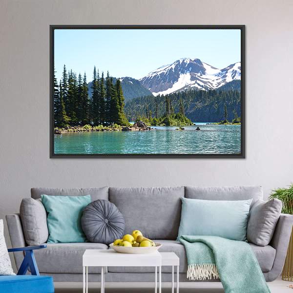 Garibaldi Lake Canvas Wall Art-3 Horizontal-Gallery Wrap-25" x 16"-Tiaracle