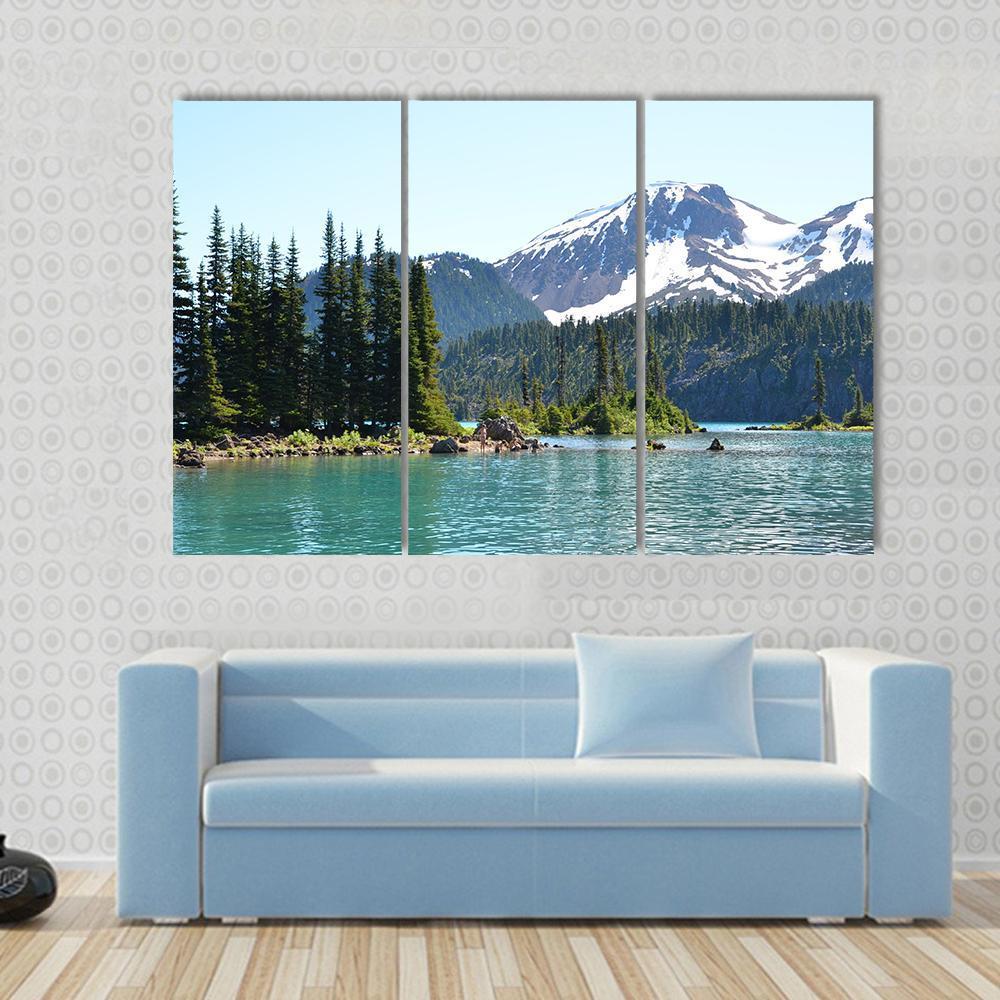 Garibaldi Lake Canvas Wall Art-3 Horizontal-Gallery Wrap-37" x 24"-Tiaracle