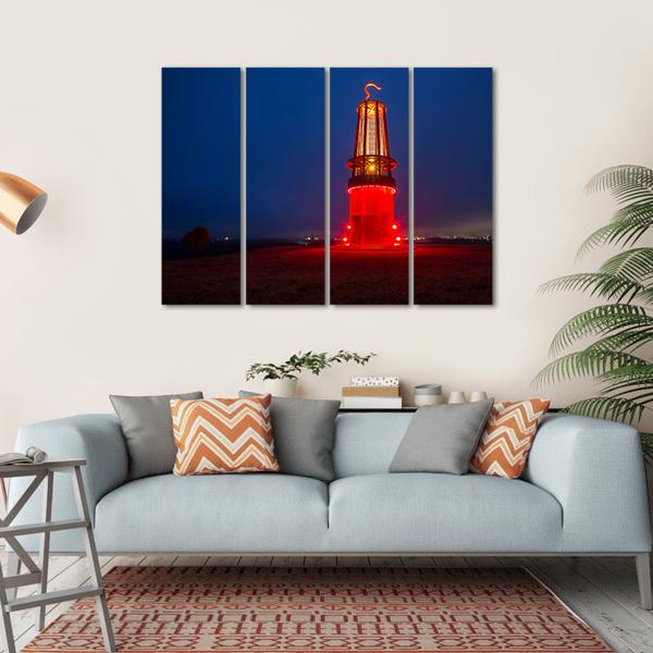 Geleucht Mining Statue Canvas Wall Art-4 Horizontal-Gallery Wrap-34" x 24"-Tiaracle