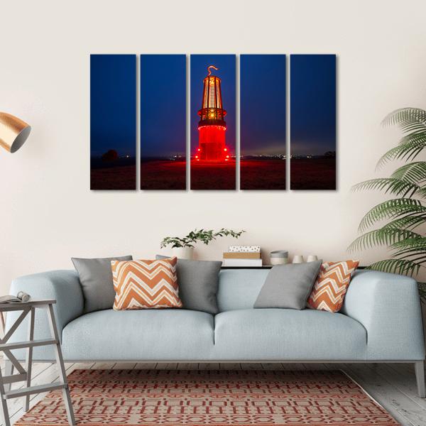 Geleucht Mining Statue Canvas Wall Art-5 Horizontal-Gallery Wrap-22" x 12"-Tiaracle