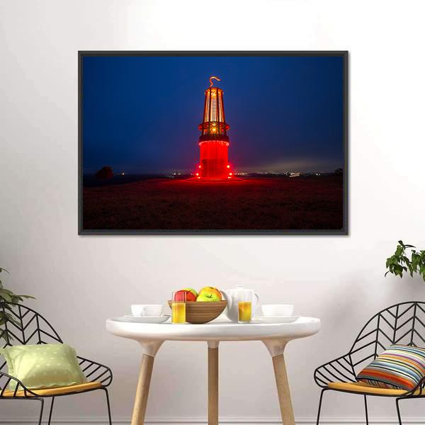 Geleucht Mining Statue Canvas Wall Art-3 Horizontal-Gallery Wrap-25" x 16"-Tiaracle