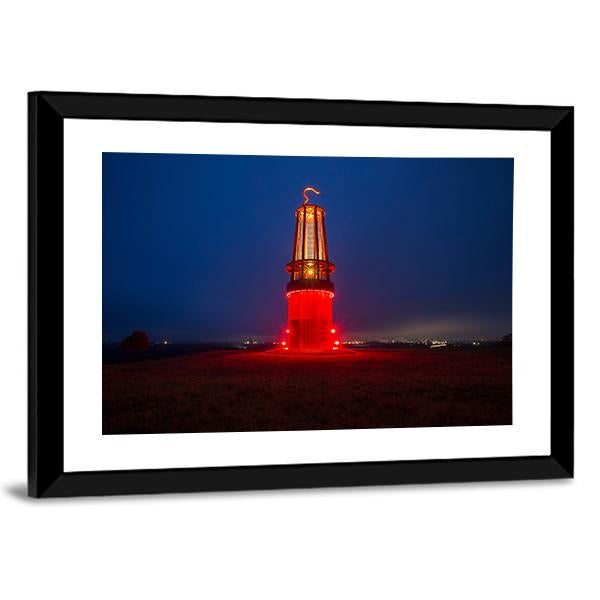 Geleucht Mining Statue Canvas Wall Art-3 Horizontal-Gallery Wrap-25" x 16"-Tiaracle