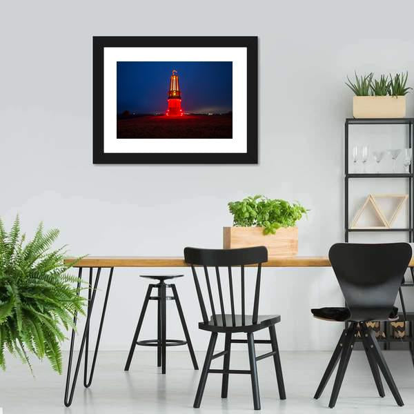 Geleucht Mining Statue Canvas Wall Art-3 Horizontal-Gallery Wrap-25" x 16"-Tiaracle